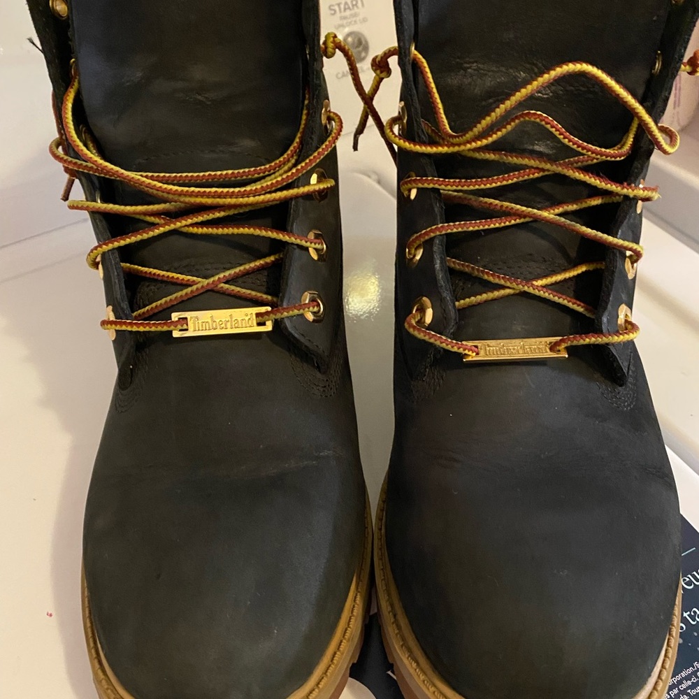 Black and Brown Timberlands